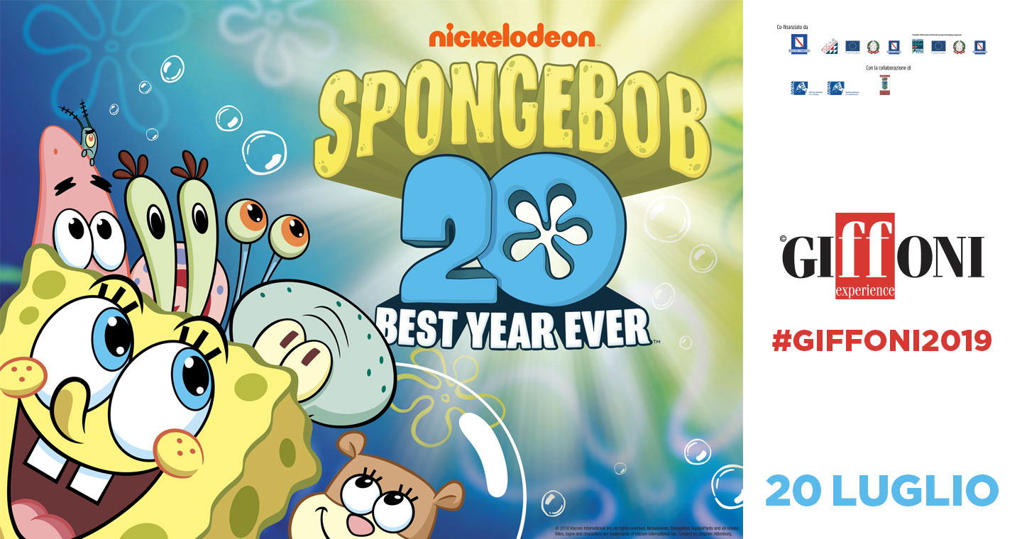 SpongeBob compie 20 anni, Nickelodeon festeggia a Giffoni