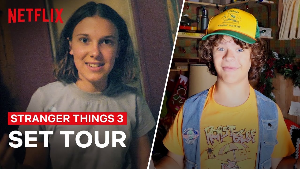 Stranger Things 3, tour dietro le quinte con il cast