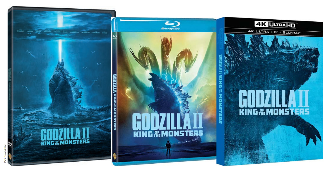 Godzilla II: King Of The Monsters in DVD, Blu-ray e 4K UHD