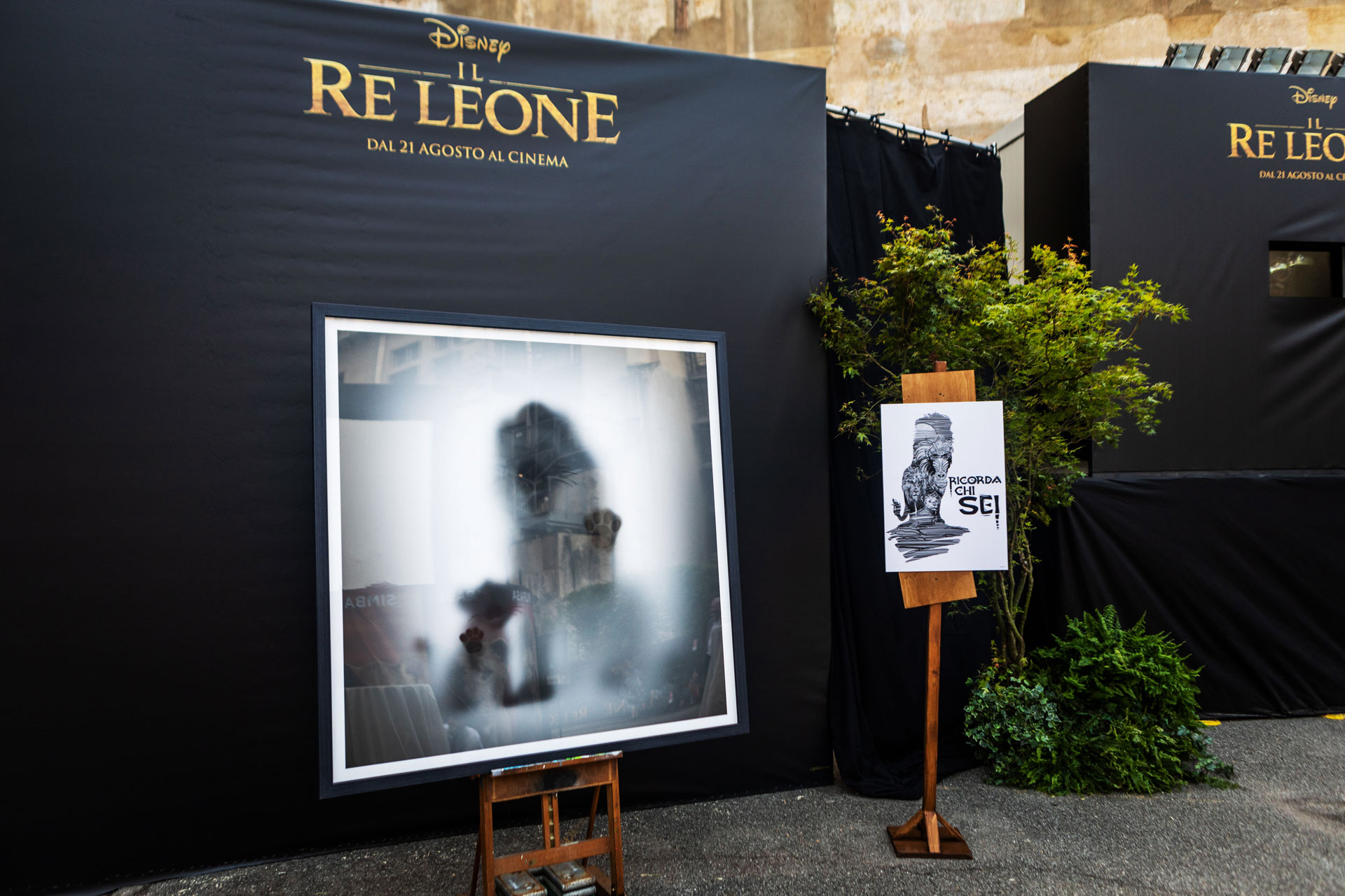 Il Re Leone, l'opera omaggio dello street artist Sebastian Burdon