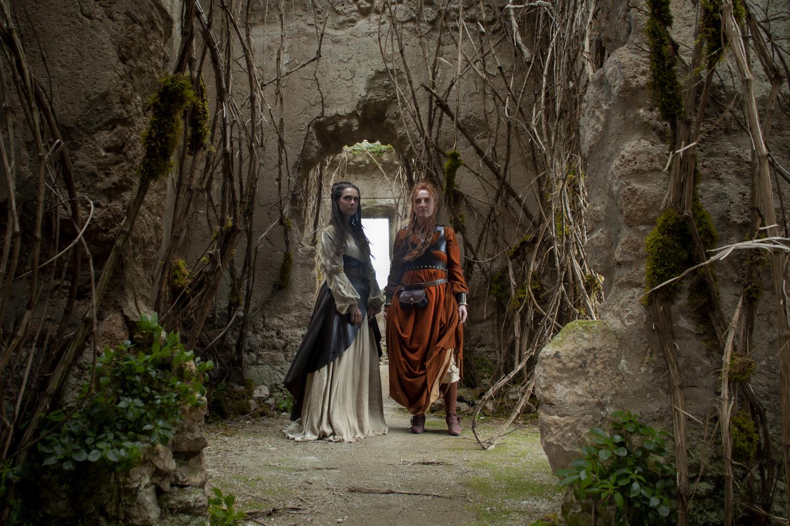 foto dal backstage di Luna Nera [credit: Emanuela Scarpa/ Netflix]