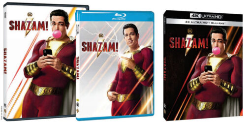 Shazam! con Zachary Levi in homevideo Shazam! con Zachary Levi in homevideo