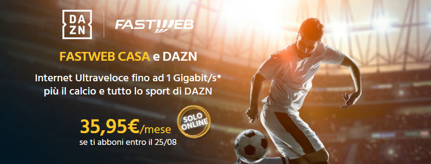 Fastweb e DAZN