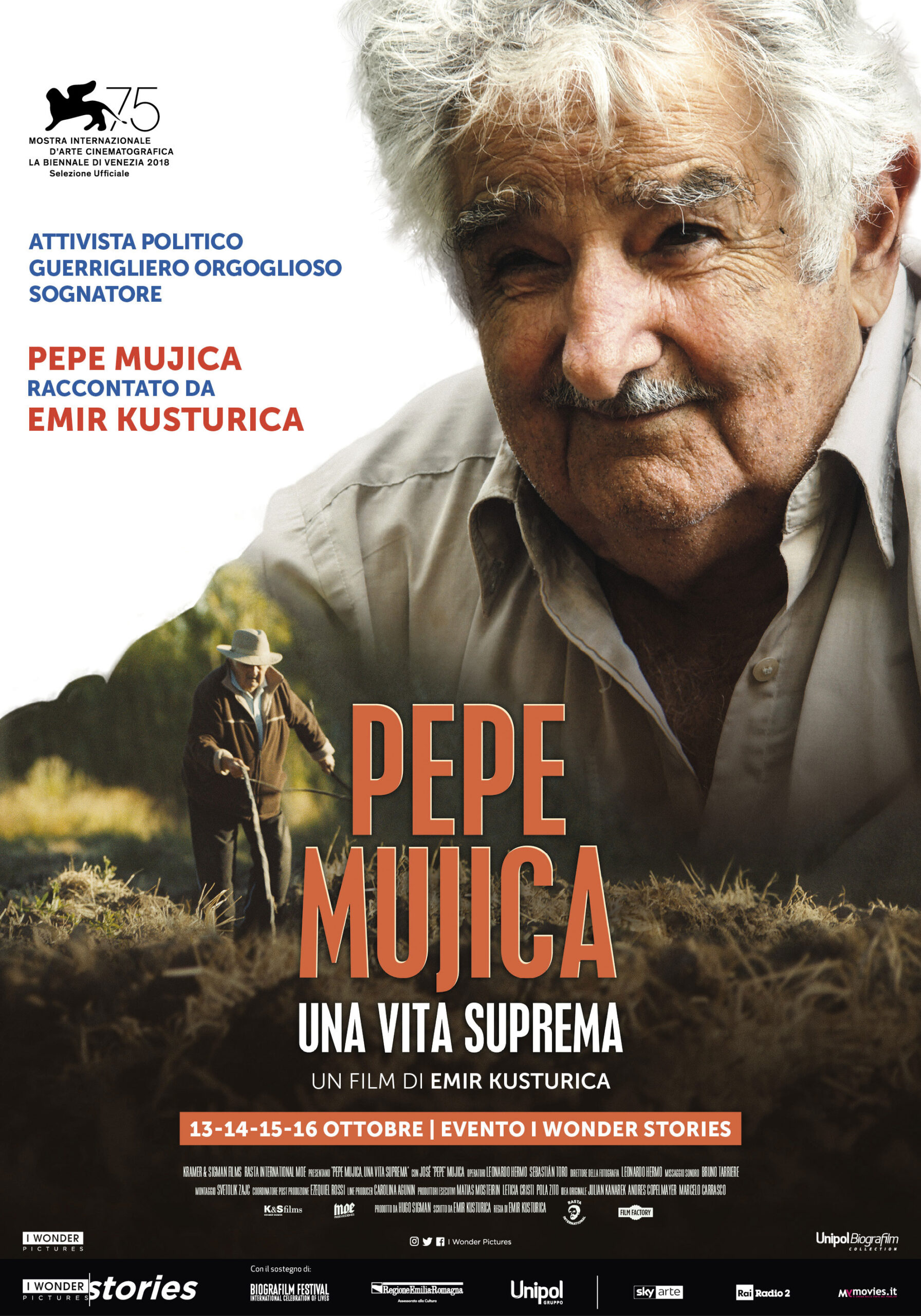 Locandina del film Pepe Mujica - Una Vida Suprema