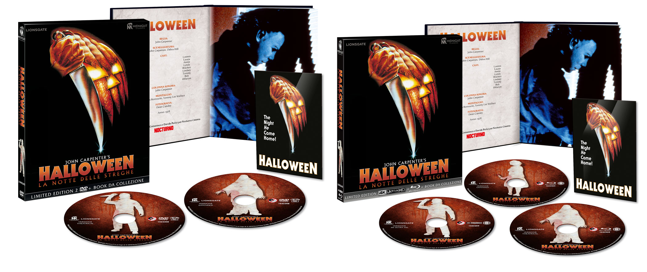 Halloween in DVD e Blu-ray