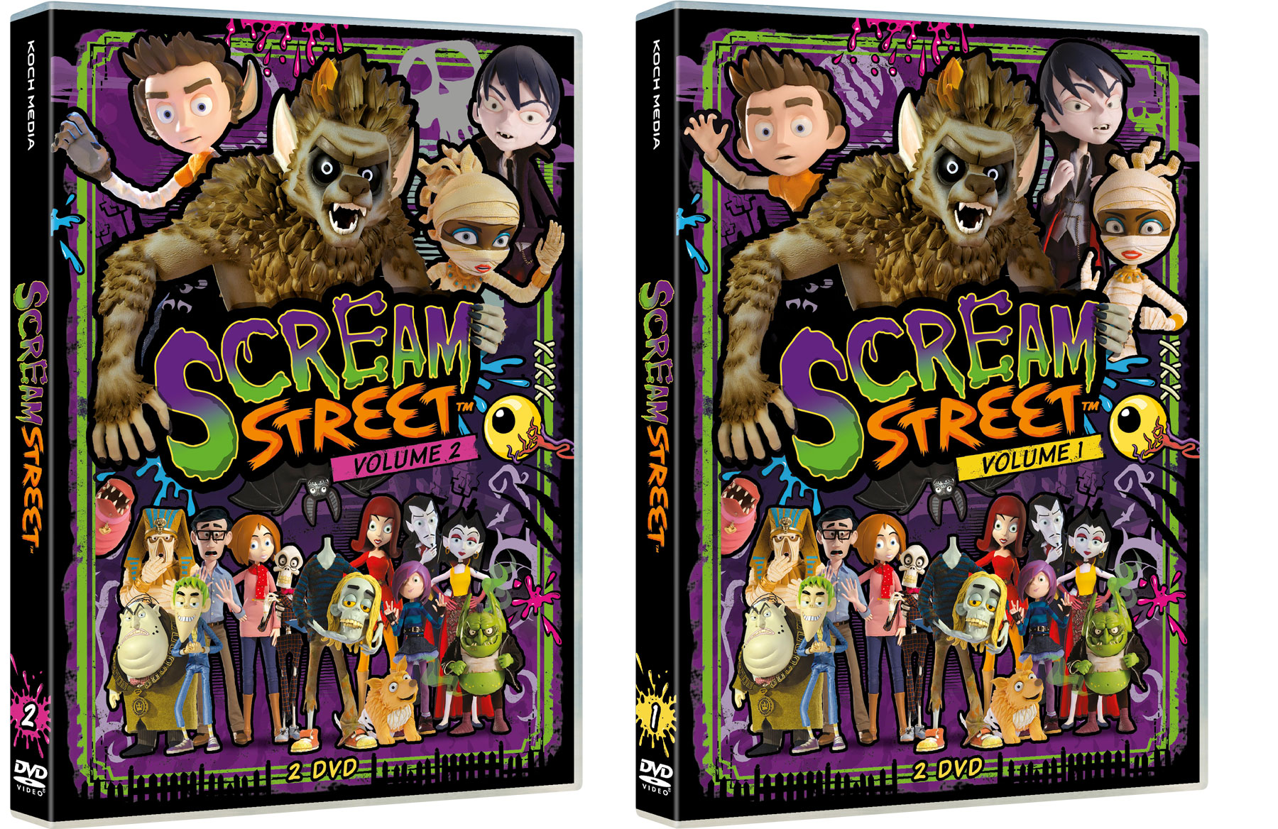 Scream Street Vol. 1-2 in DVD