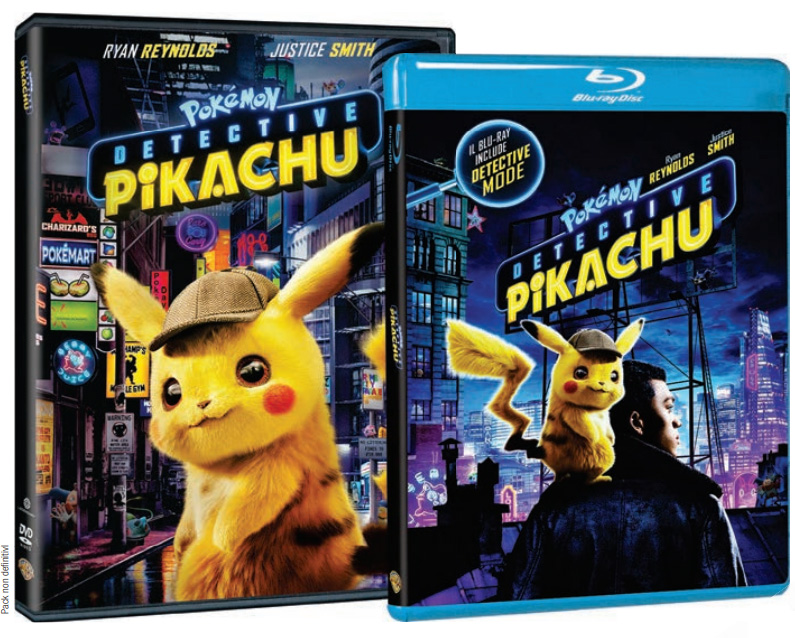 Pokemon Detective Pikachu in DVD e Blu-ray