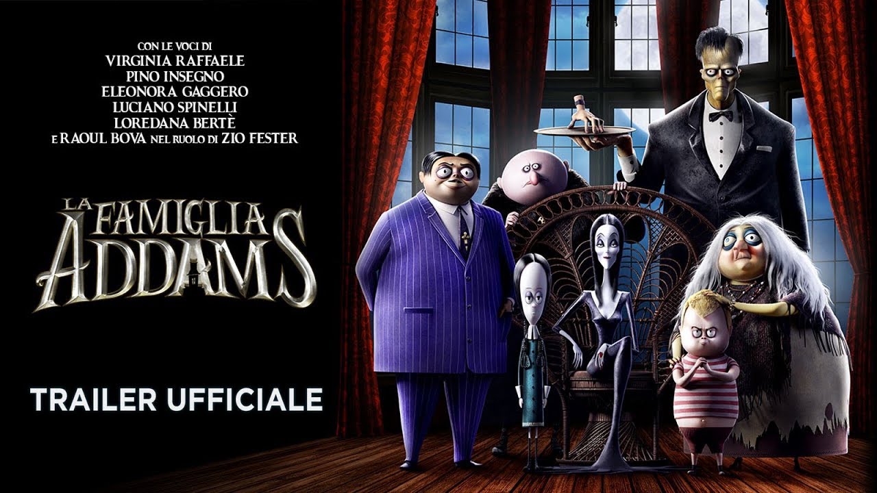 La famiglia Addams, Teaser trailer italiano del film d'animazione