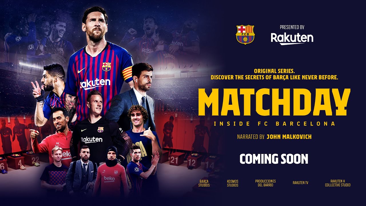 Matchday, trailer della serie-documentario sull'FC Barcelona