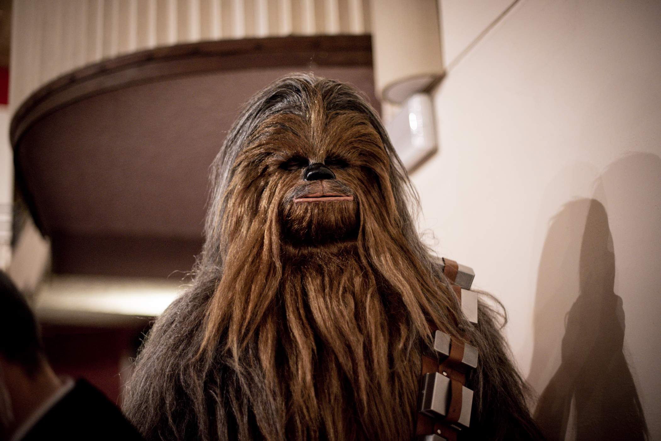 Joonas 'Chewbacca' Suotamo a Lucca CeG 2019 [credit: foto di Giovanna Onofri; courtesy of Disney Italia]