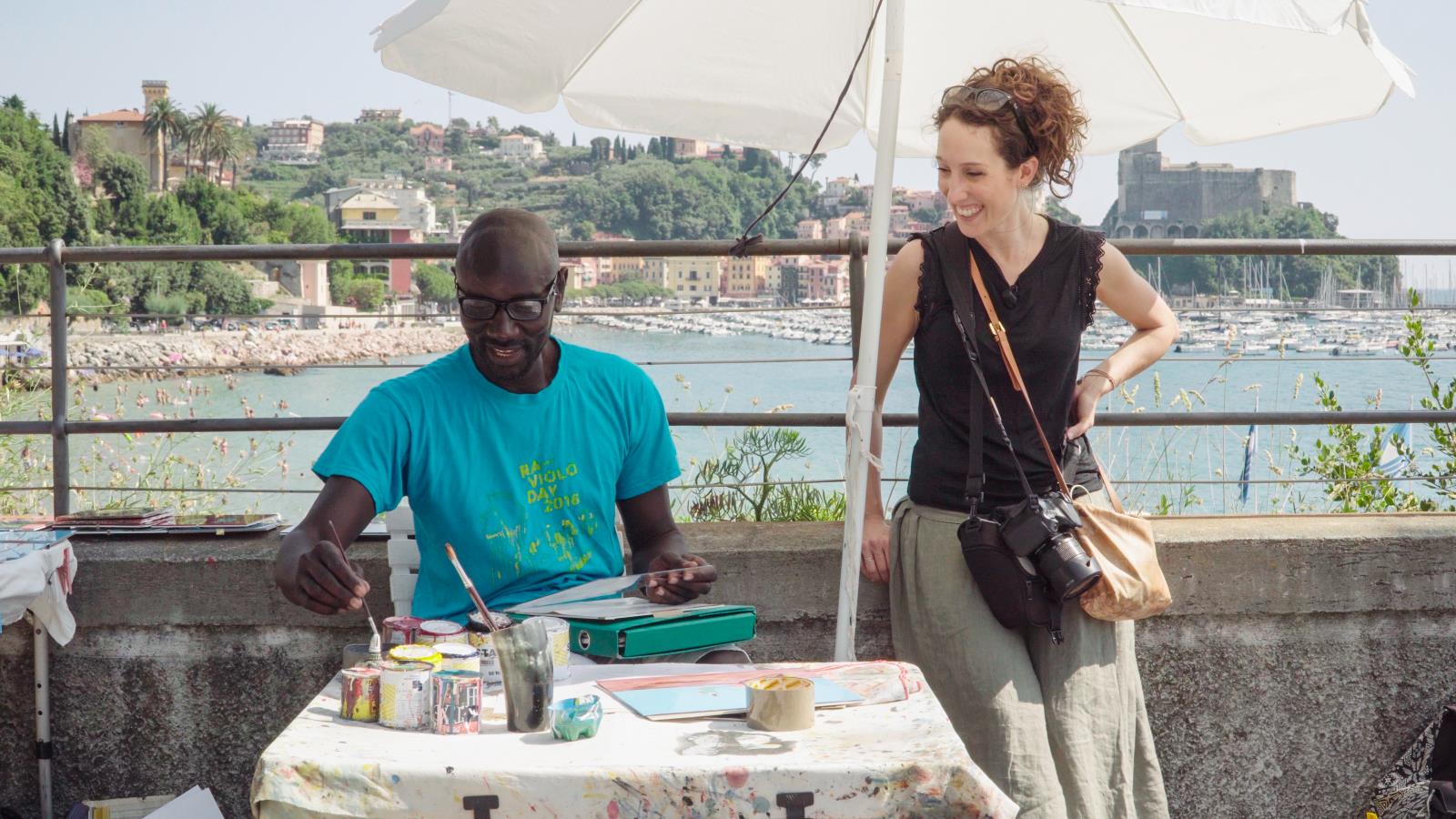 Voglio vivere in Italia, 2a edizione su laF: tappa La Spezia - Modou e Anna [credit: laEffe]