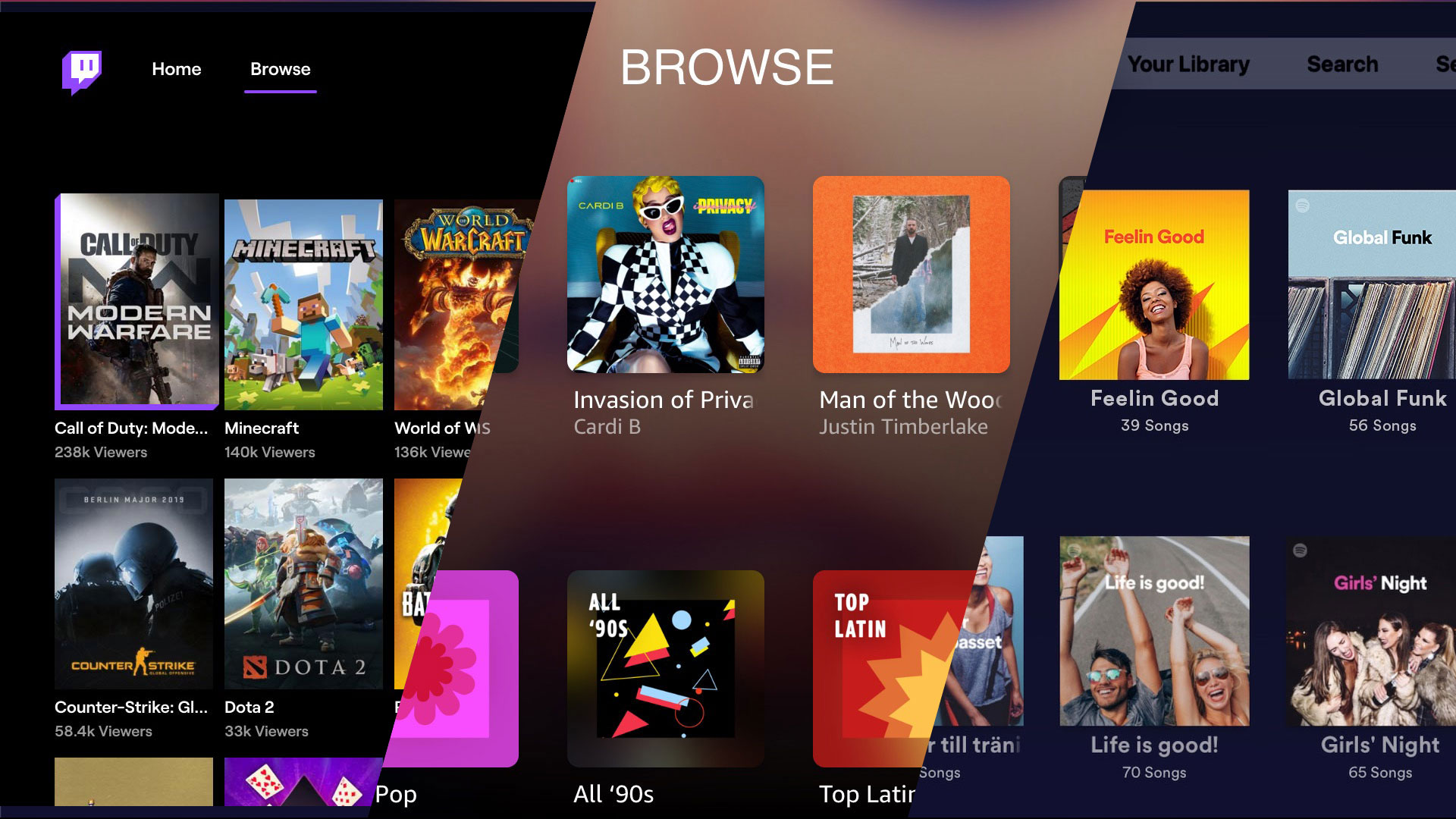 Su Apple TV arrivano Spotify, Twitch e Amazon Music