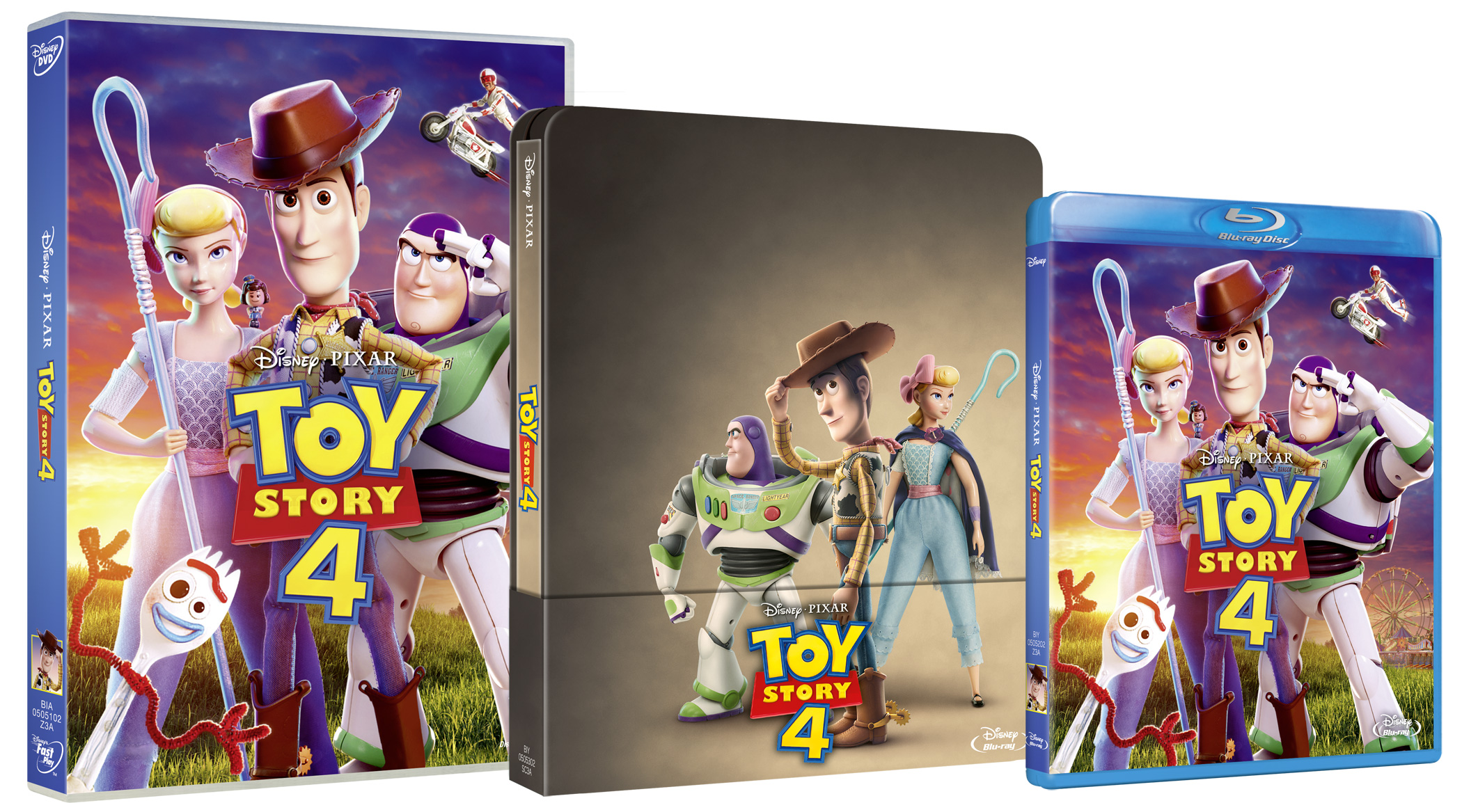 Toy Story 4 in DVD, Blu-ray e edizione SteelBook