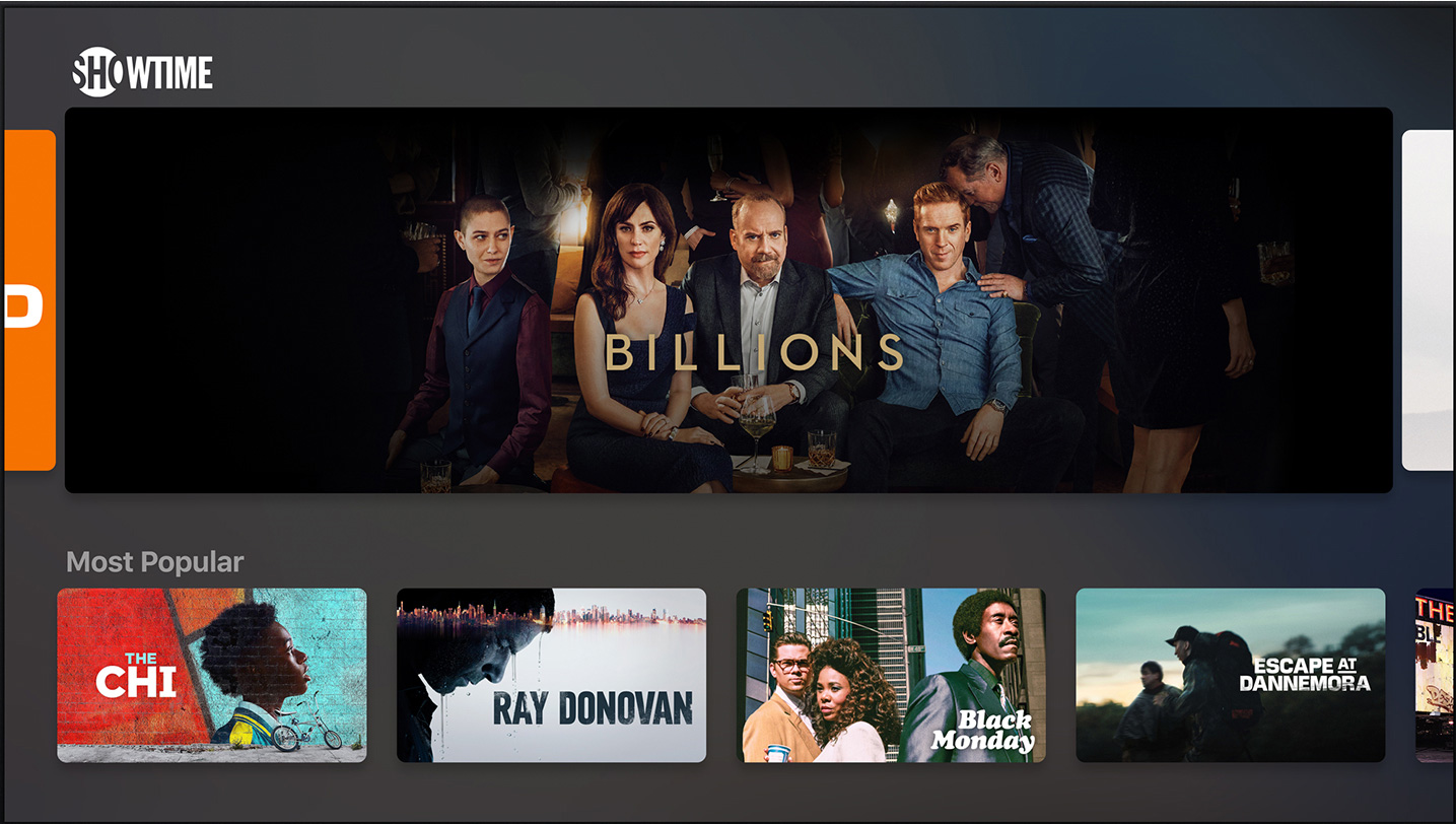 Apple iTunes Store nell'app Apple TV
