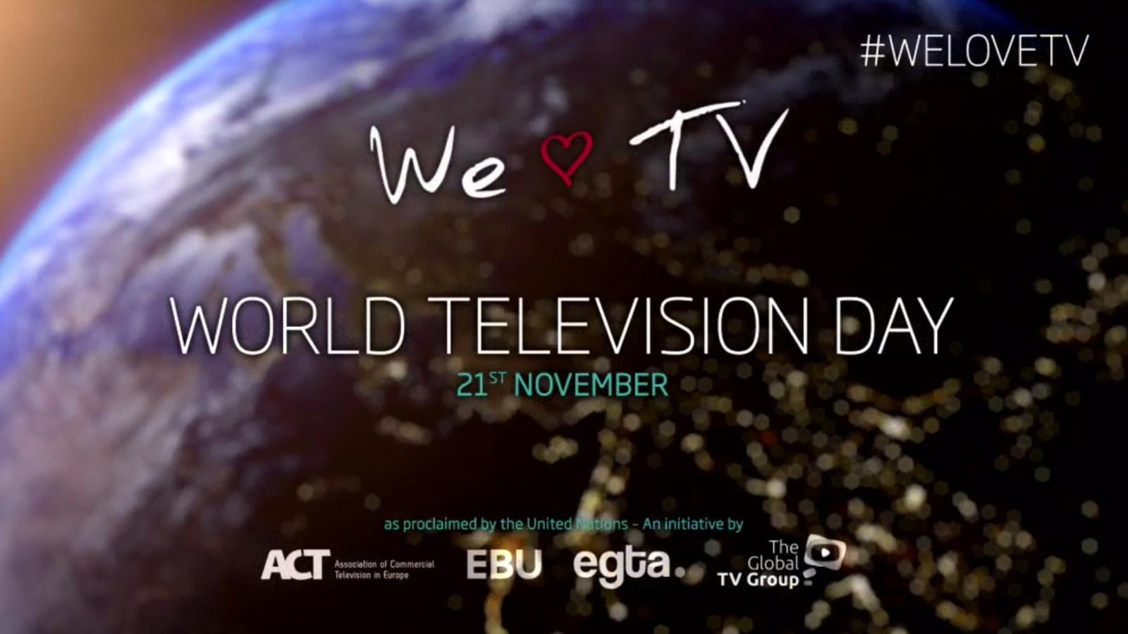 Giornata mondiale della Televisione 2019