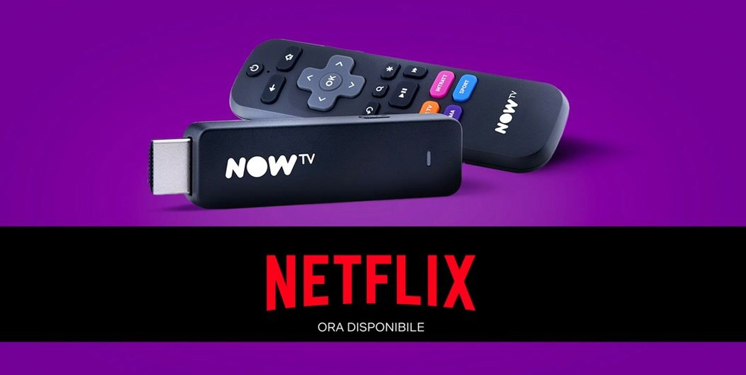 Netflix su NOW TV Box e Smart Stick (in UK)