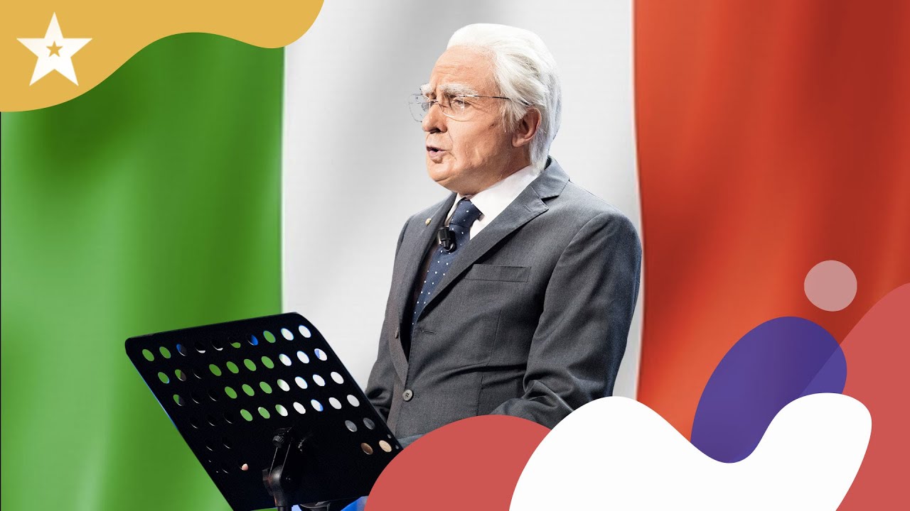 IGT2020: il discorso di Mattarella (Ballantini) a Italia's Got Talent