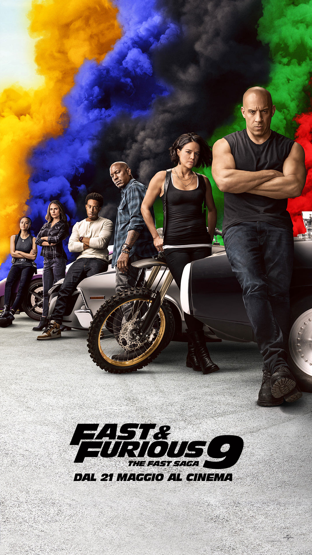 Group Poster italiano di Fast and Furious 9