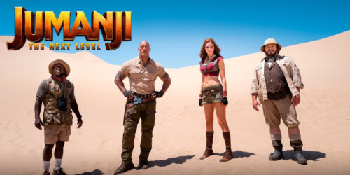 Jumanji: The next level con Dwayne Johnson, Jack Black, Kevin Hart e Karen Gillan in Digitale