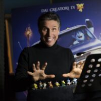 Raul Cremona in sala doppiaggio per Onward – Oltre la Magia