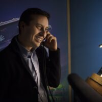 David Parenzo in sala doppiaggio per Onward – Oltre la Magia