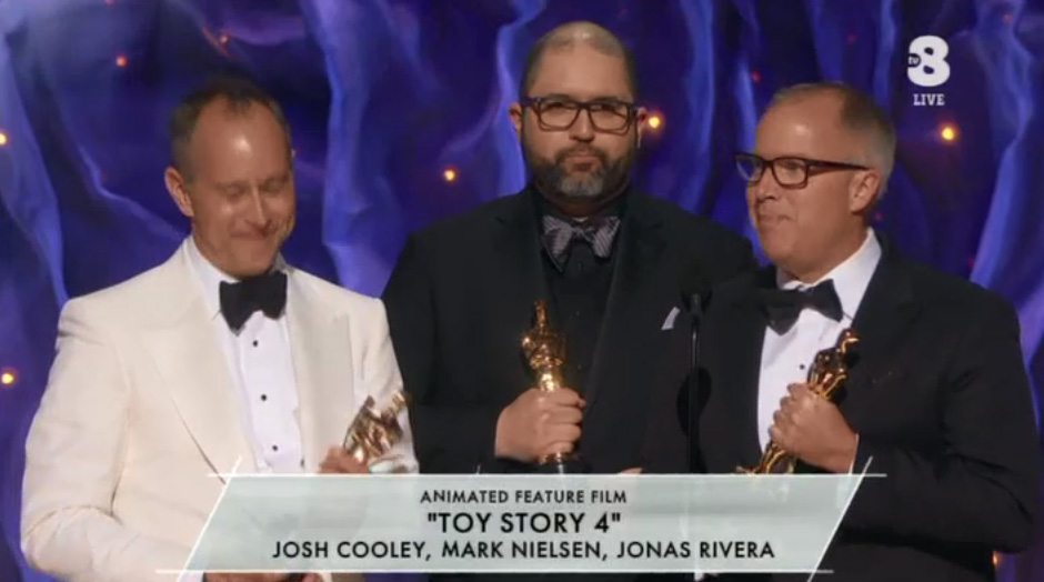 Oscar a Toy Story 4 di Josh Cooley Migliore Film d'Animazione