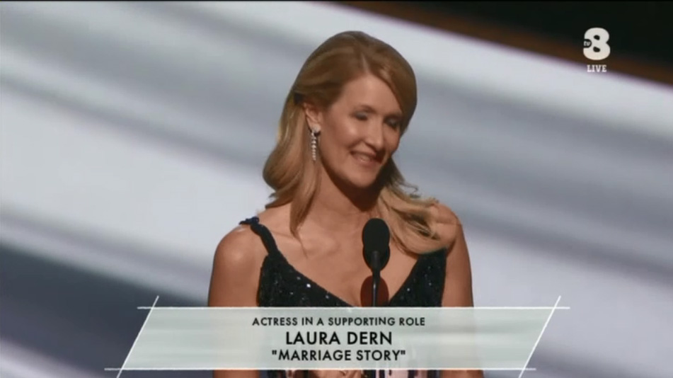 A Laura Dern per Storia di un matrimonio l'Oscar 2020 per Migliore attrice non protagonista