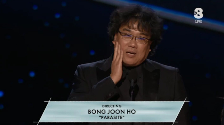 A Bong Joon Ho per Parasite l'Oscar 2020 per Migliore Regia