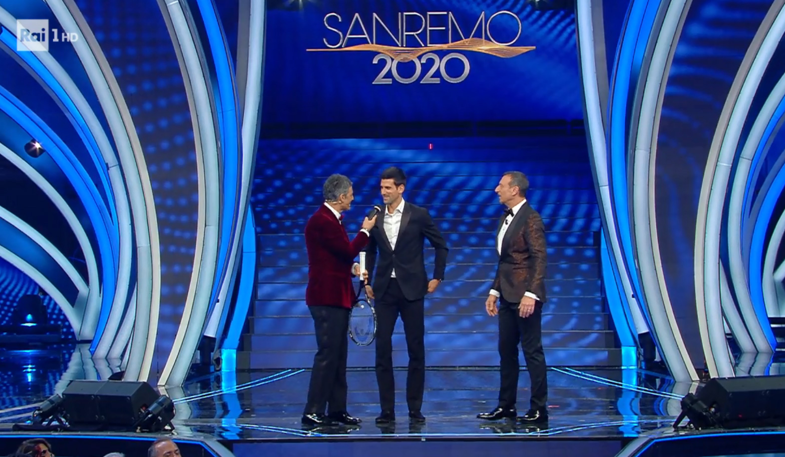 Novak Đoković a Sanremo 2020