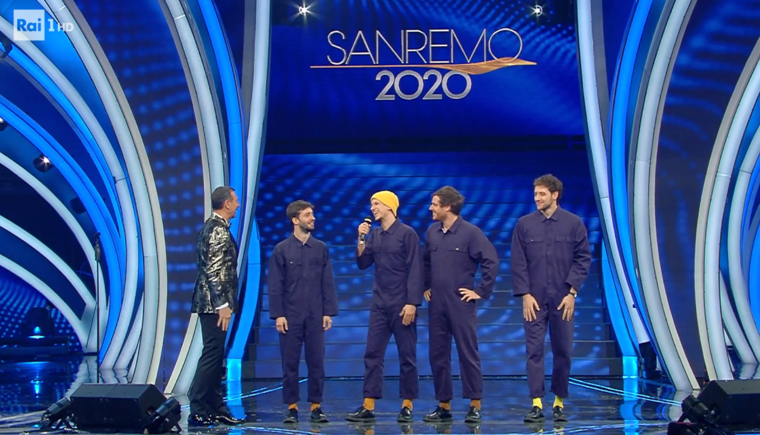 EUGENIO IN VIA DI GIOIA nella Quarta Serata di Sanremo 2020
