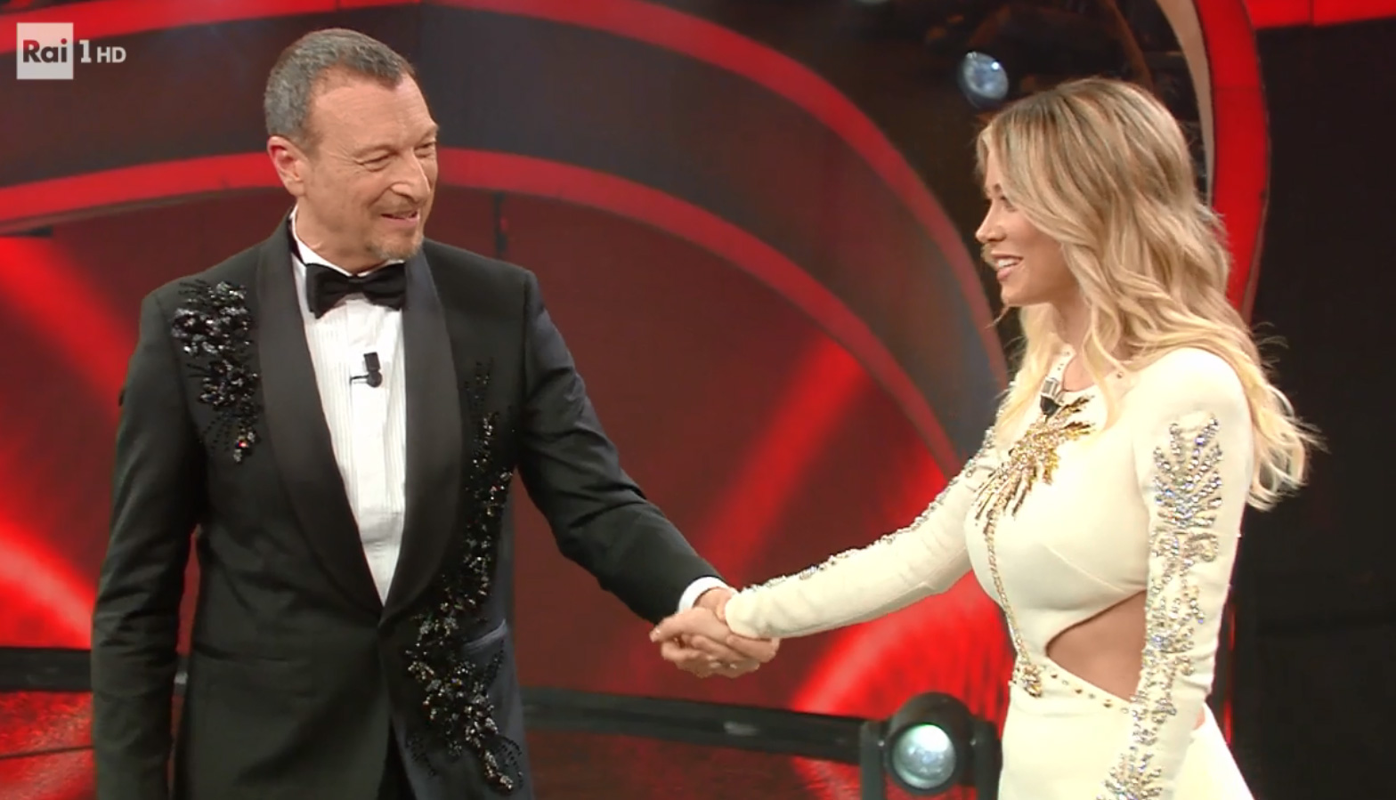 Diletta Leotta nella Finale di Sanremo 2020