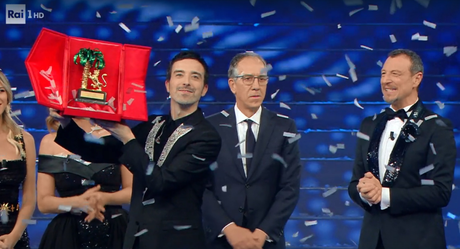 Diodato viene proclamato vincitore di Sanremo 2020