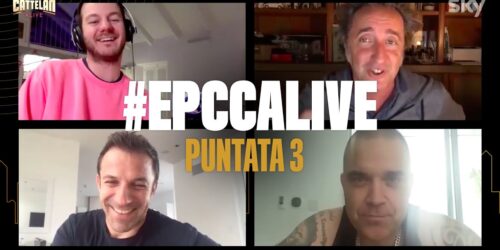 EPCCAlive: La terza puntata integrale. Ospiti Alex Del Piero, Robbie Williams e Paolo Sorrentino