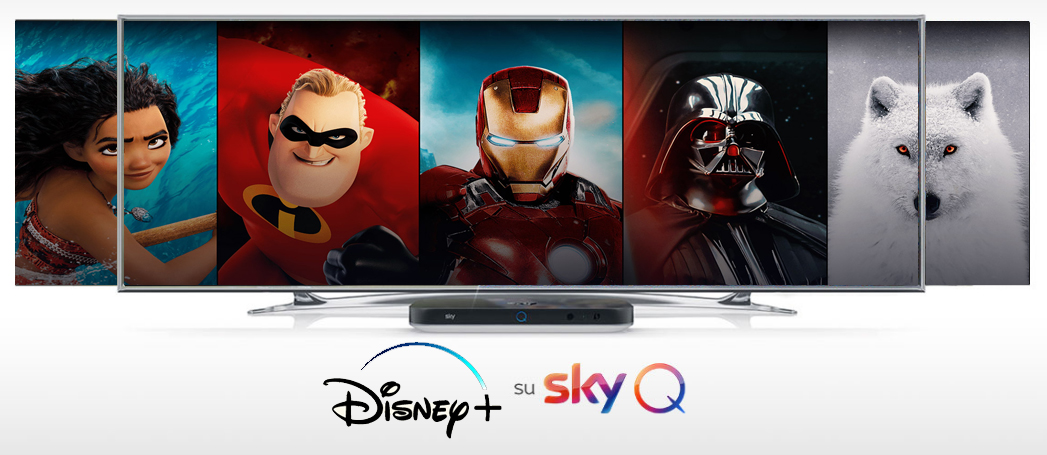 Disney Plus su Sky Q