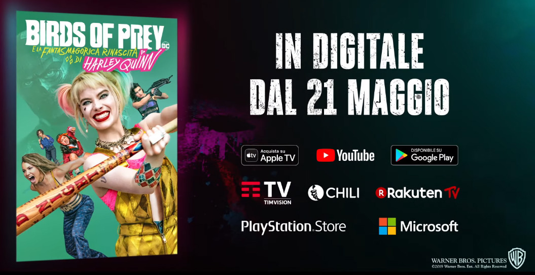 Birds of Prey in Digitale da Maggio