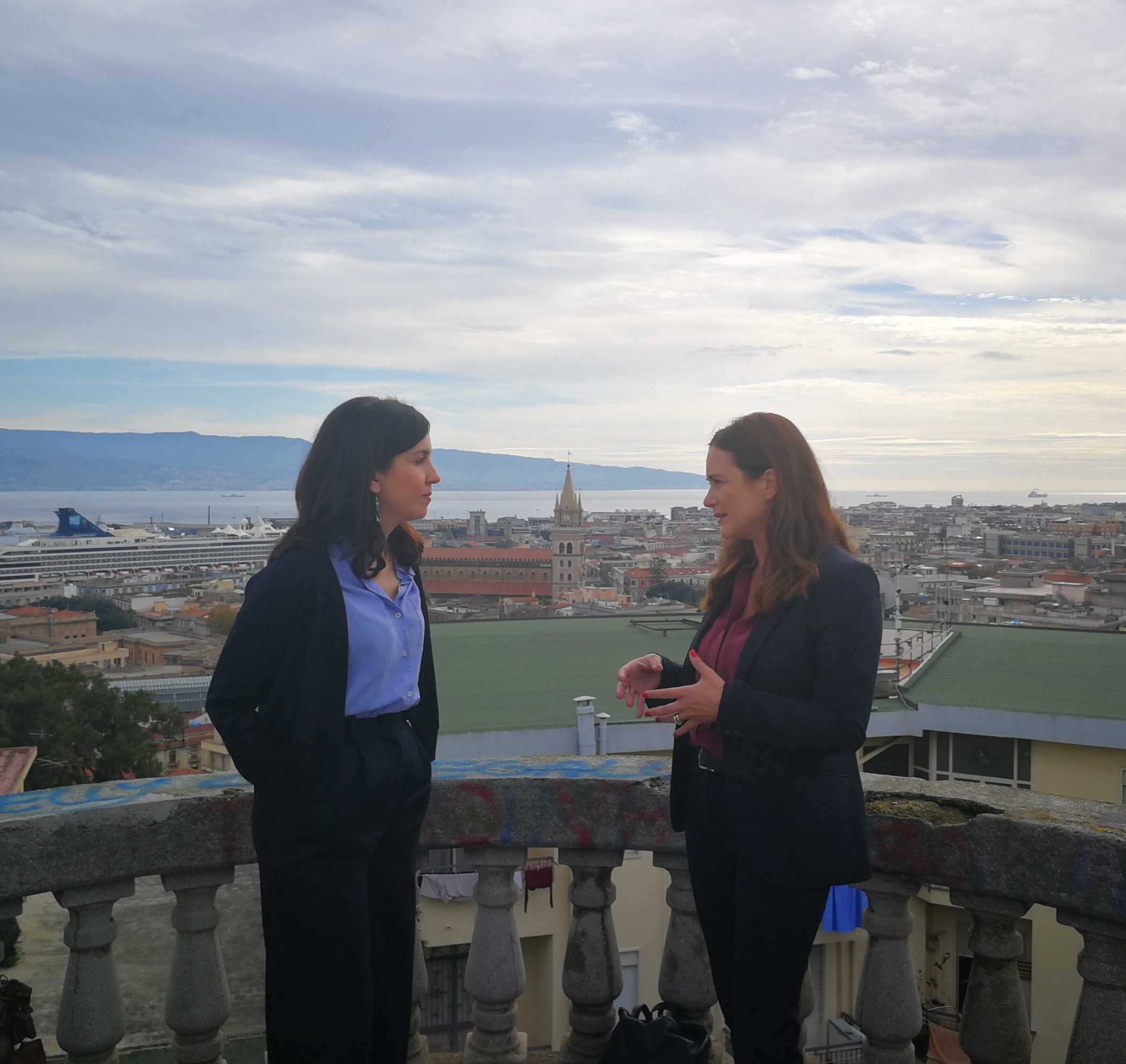 Romanzo_Italiano_Sicilia_ Annalena Benini e Nadia Terranova [credit: Ufficio Stampa Rai]