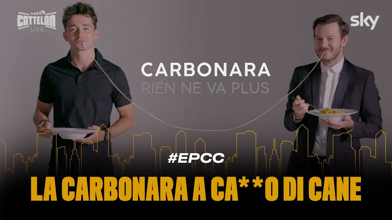 EPCC Live 2020: Ale, Charles Leclerc e la carbonara
