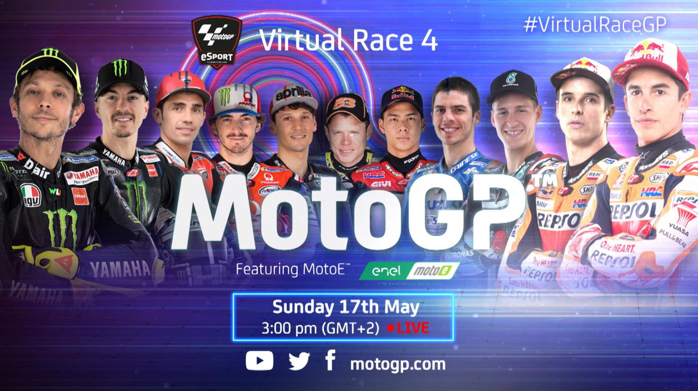 MotoGP, Quarto Virtual GP di eSport a Misano