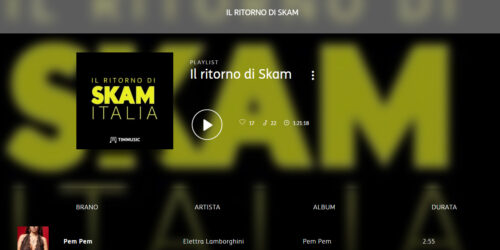 La musica di Skam Italia su TIMmusic