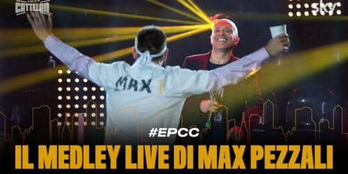 EPCC 2020, il medley live di Max Pezzali di fronte ad un solo fan: Ale Cattelan