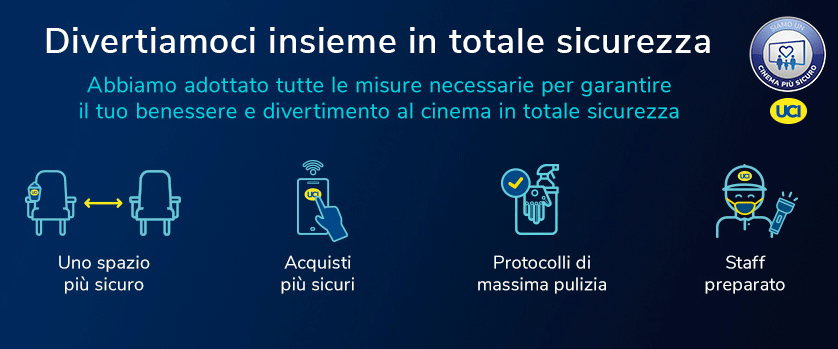 UCI Cinemas riparte aprendo 4 Multisala il 15 giugno