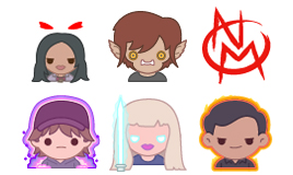 Emoji Twitter dei personaggi di The New Mutants