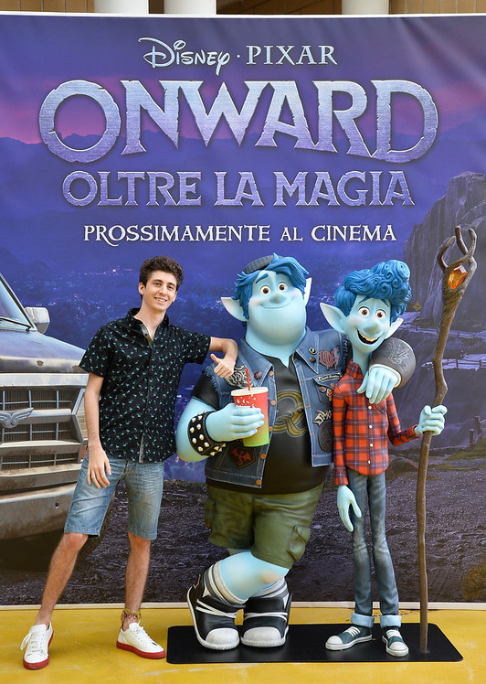 Favij a Giffoni50 per presentare Onward - Oltre la Magia [credit: courtesy of Disney Italia]