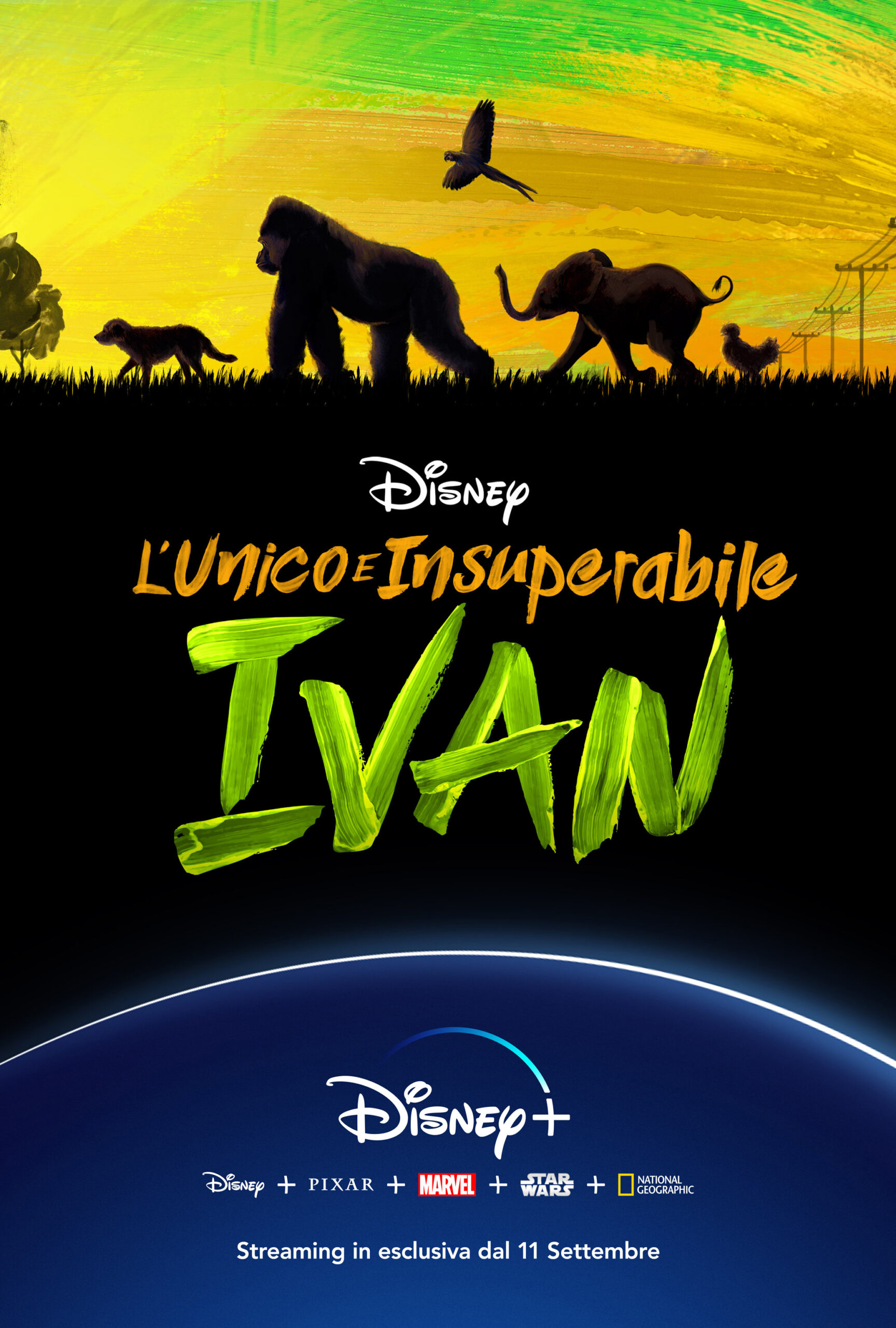 Locandina italiana del film L'unico e insuperabile Ivan
