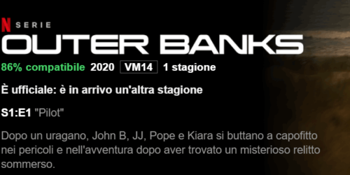 Outer Banks rinnovata per la stagione 2, l’avventura di John B continua su Netflix