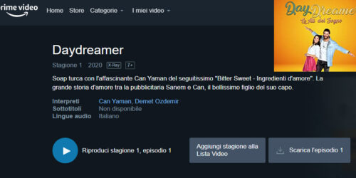 Daydreamer – Le ali del sogno su Amazon Prime Video