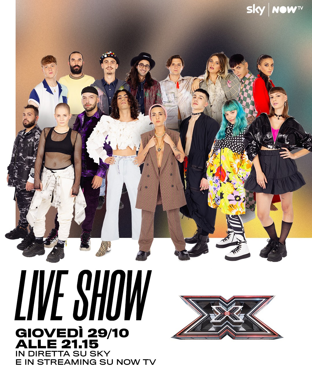 Foto dei 12 talenti che hanno superato le Selezioni di X Factor 2020