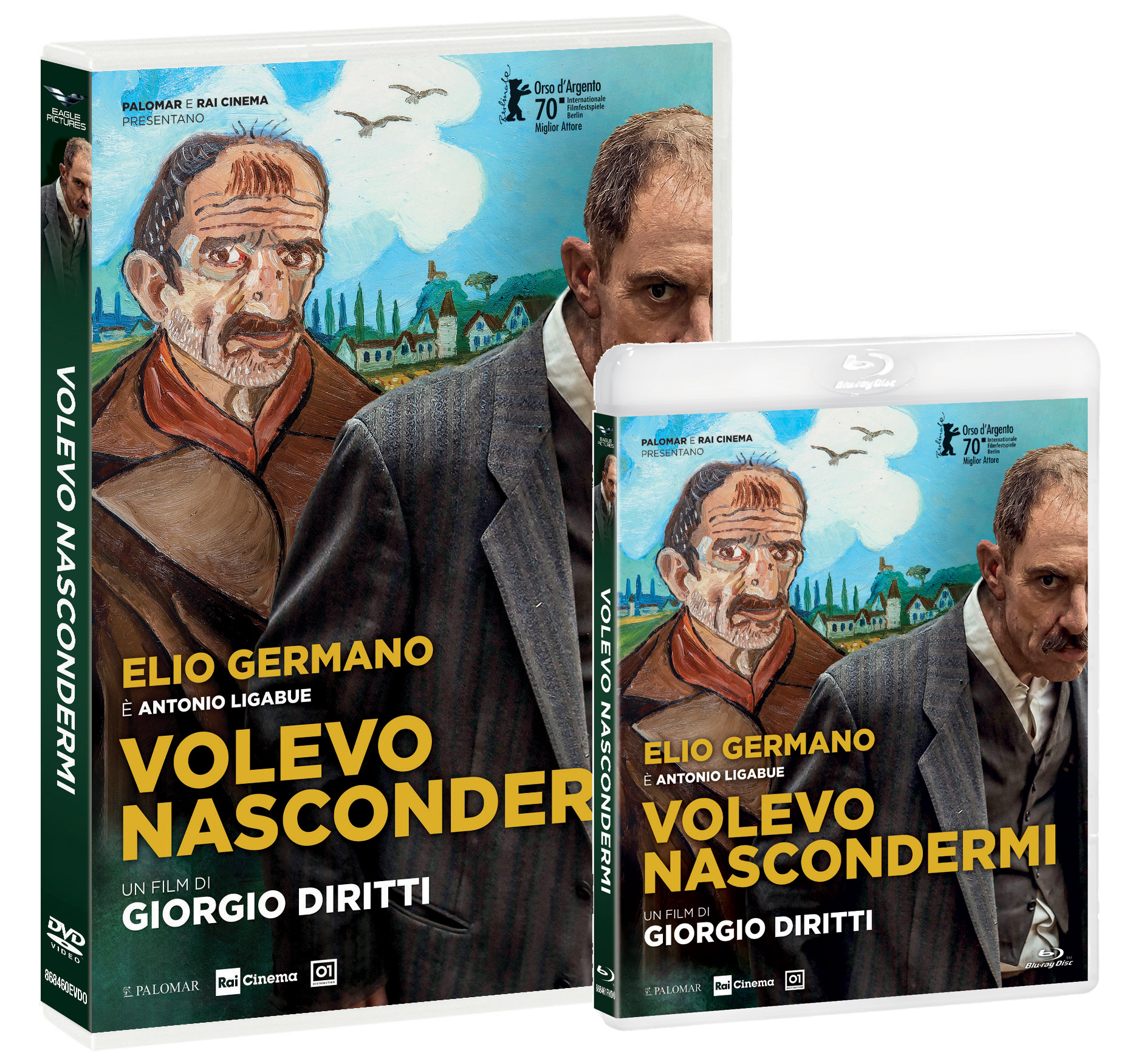 Volevo nascondermi di Giorgio Diritti in DVD e Blu-ray