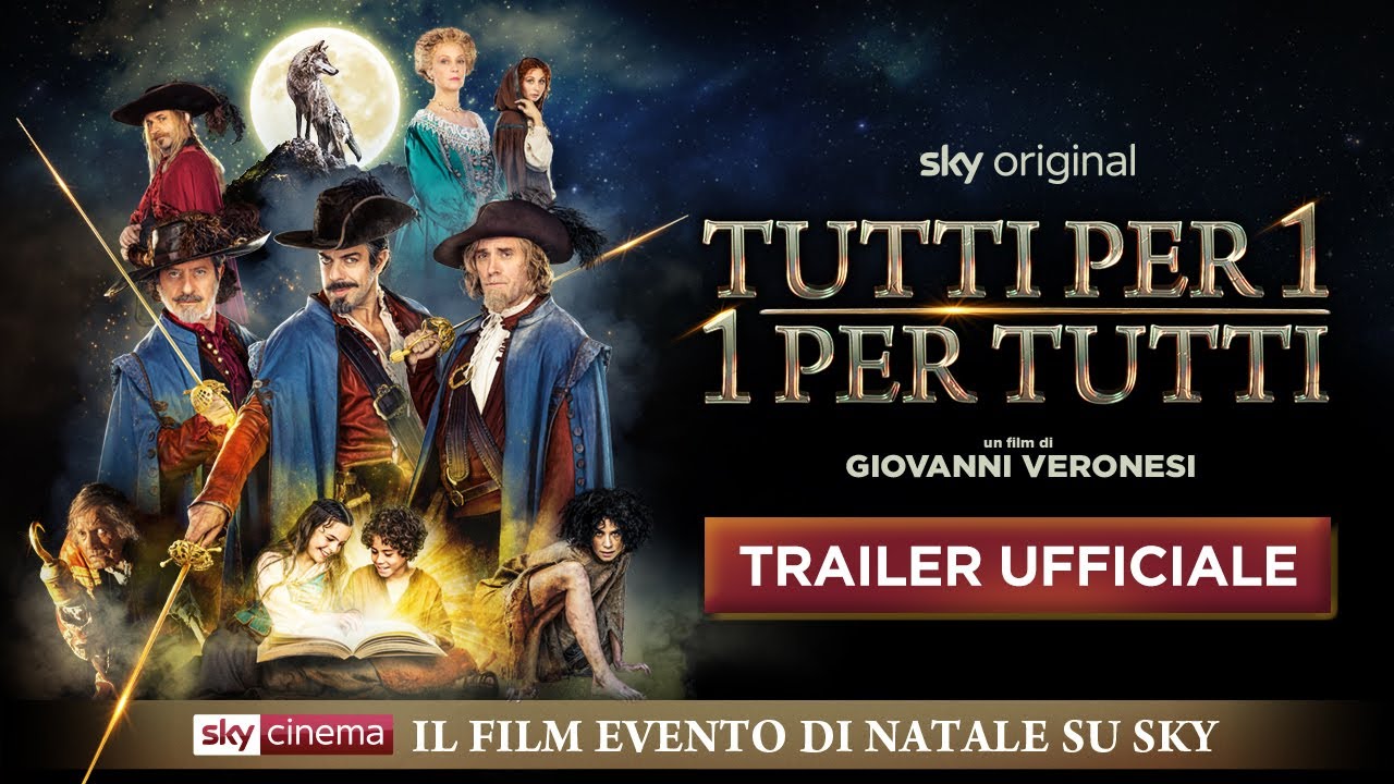 Tutti Per 1 - 1 Per Tutti, Trailer film di Giovanni Veronesi