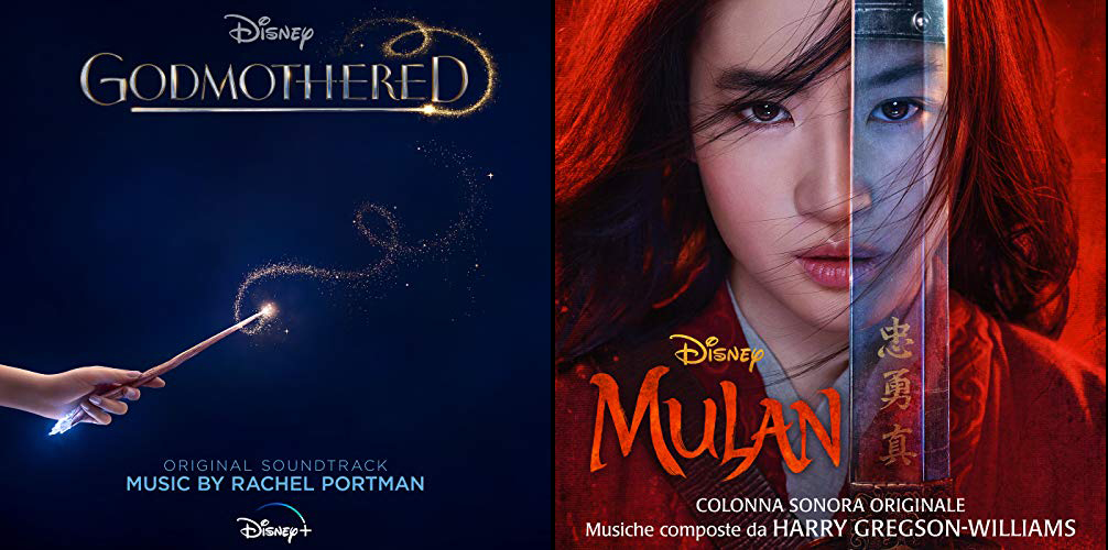 Le copertine delle colonne sonore di Mulan e Fata Madrina Cercasi